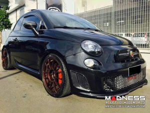 FIAT 500 ABARTH Front Side Air Duct Diffuser Set - Carbon Fiber - European Model